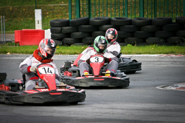 Outdoor karting circuit